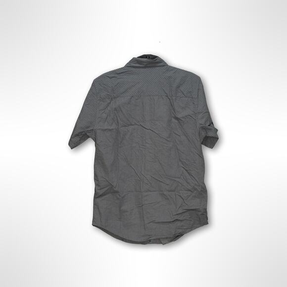 RVCA Men's Black & Grey Short Sleeve Button Down - M - Picture 2 of 3